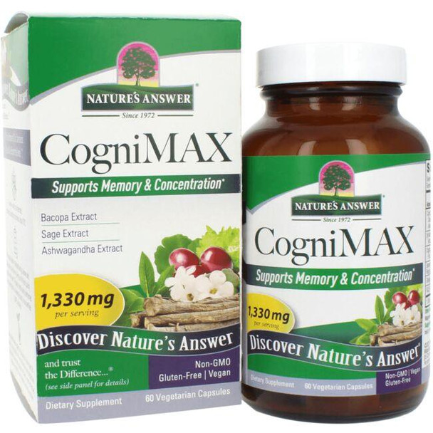 Nature's Answer - Cognimax 1330mg - 1 Each-60 VCAP