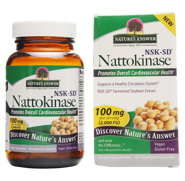 Nature's Answer - Nattokinase 100mg - 1 Each-60 CAP