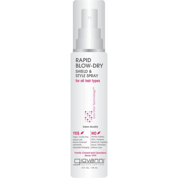 Giovanni Hair Care Products - Spray Dry Rapid Blowout - 1 Each-4 OZ