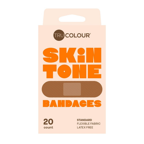 Tru Colour - Bandage Light Skin Tone Medium Large - Case of 4-20 CT