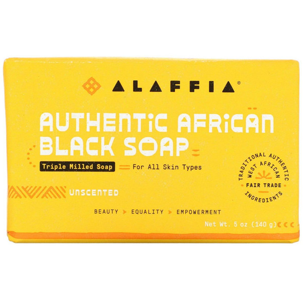 Alaffia - Soap Unscented Triple Milled - 1 Each-5 OZ