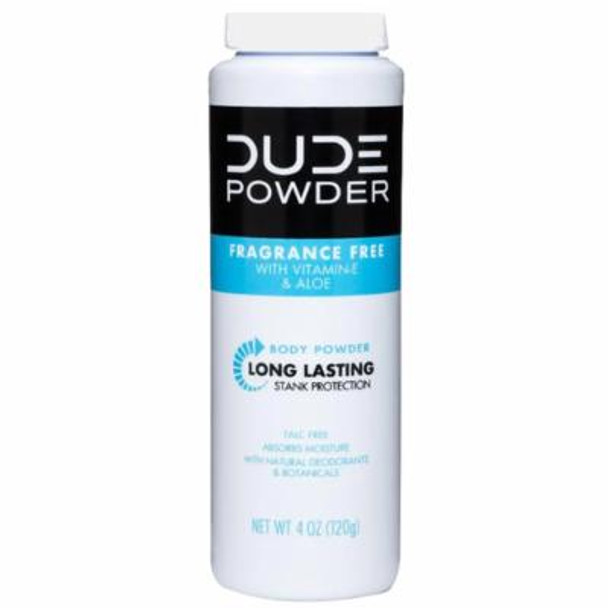 Dude Wipes - Powder Body Fragrance Free - 1 Each-4 OZ