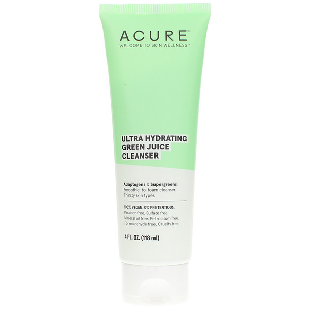 Acure - Cleanser Ultra Hydrating Green Juice - 1 Each-4 FZ