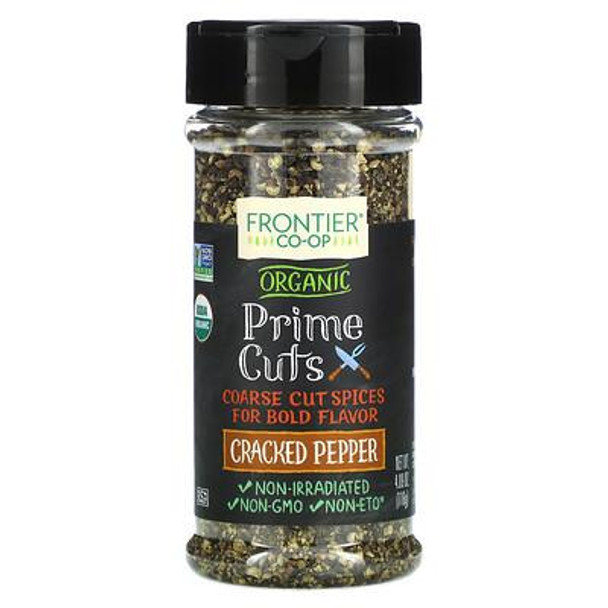Frontier Natural Products Coop - Prime Cut Cracked Pepper - 1 Each-4.09 OZ