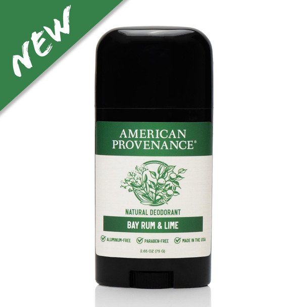 American Provenance - Deodorant Bay Rum Lime - 1 Each-2.65 OZ