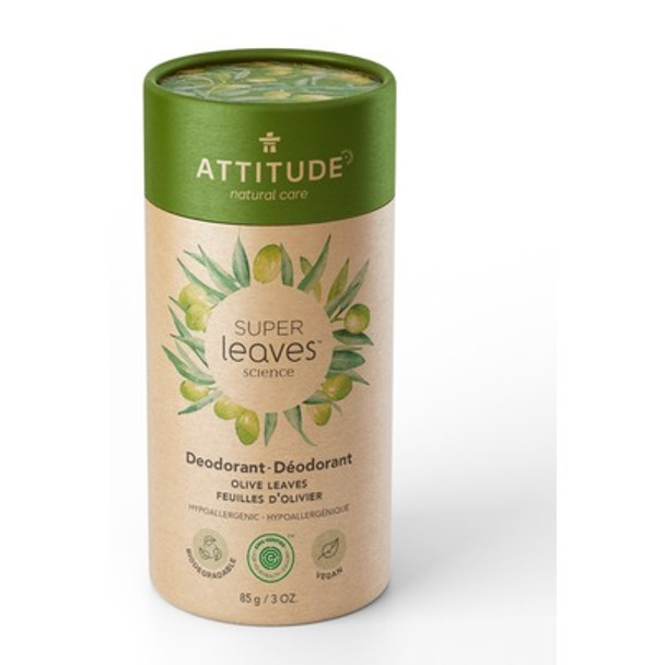 Attitude - Deodorant Super Leaves Olive Leaves - 1 Each-3 OZ