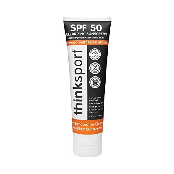 Thinksport - Sunscreen Clear Zinc SPF50 - 1 Each -3 FZ