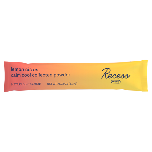 Recess - Mood Sticks Lemon Citrus - Case of 10-.22 OZ