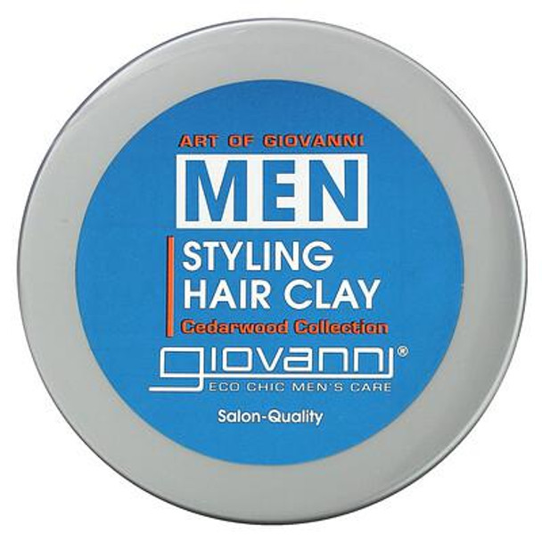 Giovanni Hair Care Products - Hair Style Clay Men Cedarwood - 1 Each-2 OZ