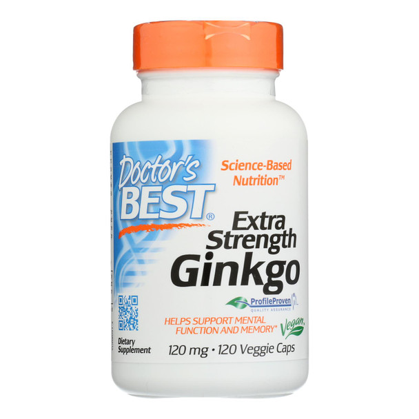 Doctor's Best - Gingko Extra Strength 120mg - 1 Each-120 VCAP