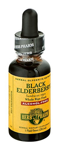 Herb Pharm - Black Elderberry Glycerit - 1 Each-1 FZ