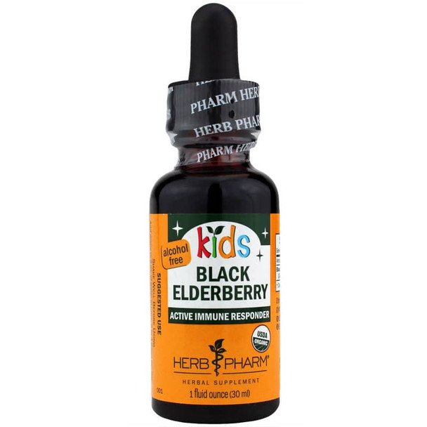 Herb Pharm - Kids Black Elderberry Glycerite - 1 Each-1 FZ