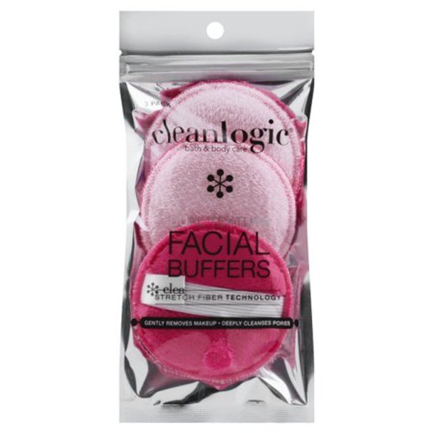 Cleanlogic - Facial Buffer Dual Texture - 1 Each-3 CT