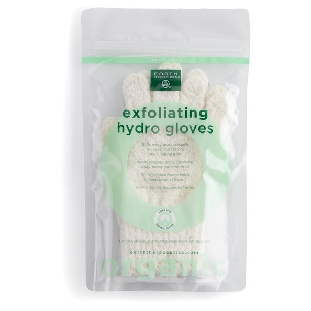 Earth Therapeutics - Gloves Cotton Exfoliating - 1 Each-1 PAIR