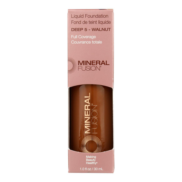 Mineral Fusion - Makeup Liquid Foundation Deep 5 - 1 Each-1 FZ