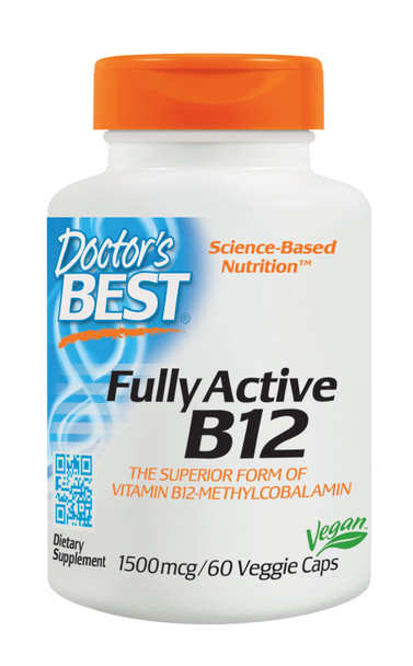 Doctor's Best - Fully Active B12 1500mcg - 1 Each-60 VCAP