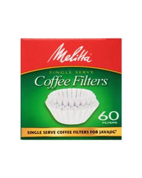 Melitta JavaJig Replacement Single Serve Coffee Filters 60 count