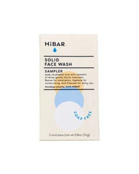 HiBar Solid Face Wash Sampler Set 0.8 oz.