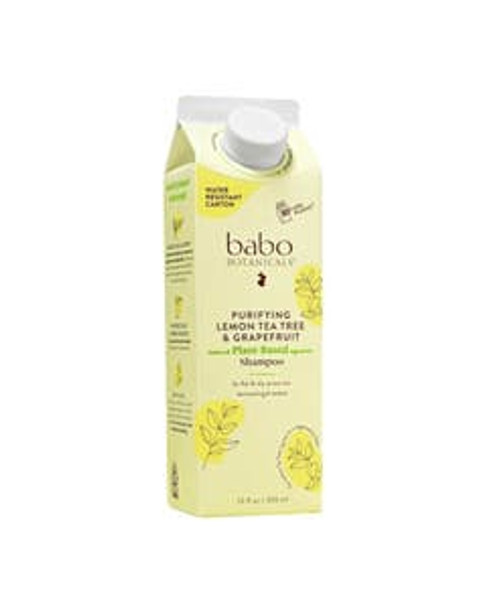 Babo Botanicals Lemon Tea Tree & Grapefruit Purifying Shampoo 12 fl. oz.