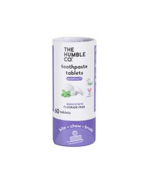 The Humble Co. Spearmint Sensitive Toothpaste Tablets 60 count