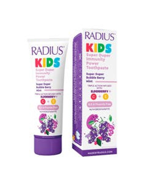 Radius Kids Bubble Berry Mint Immunity Power Toothpaste 2.5 oz.