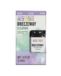 Aura Cacia Breezeway Essential Oil Blend, Boxed 0.25 fl.oz.
