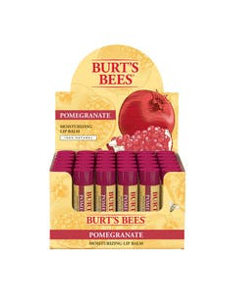 Burt's Bees Pomegranate Lip Balm Display Pack 36 (0.15 oz.) tubes