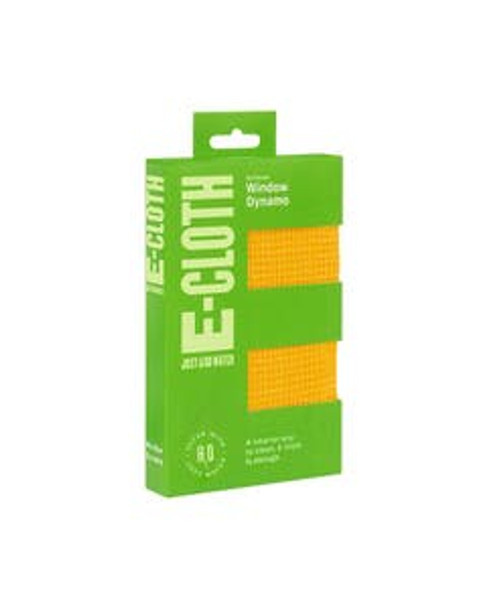 E-Cloth Orange Window Dynamo 6.75 x 4"