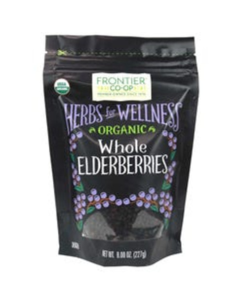 Frontier Co-op Elderberries, Whole, Organic 8.00 oz.