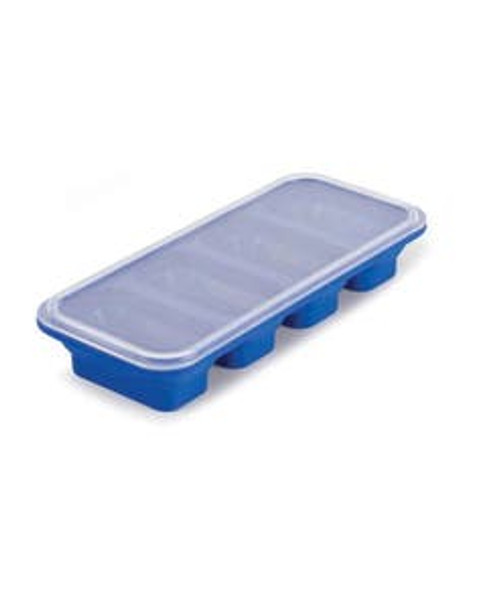 Harold Import HIC 4-Section Silicone Prep-N-Freeze Portion Tray 6 oz.