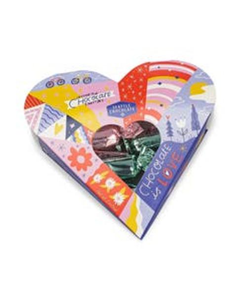 Seattle Chocolate Sweet Treat Heart Gift Box 2 oz Seattle Chocolate Sweet Treat Heart Gift Box 2 oz