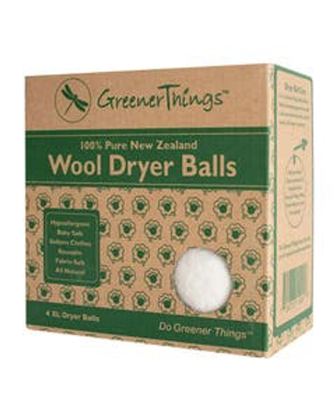 Greener Things Wool Dryer Balls 4 count
