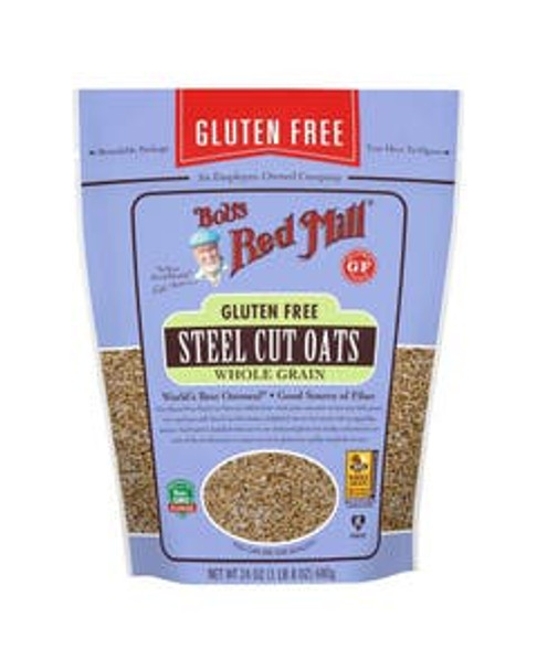 Bob's Red Mill Gluten-Free Organic Steel Cut Oats 24 oz. resealable bag