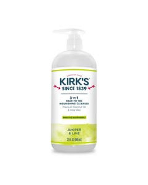 Kirk's Juniper & Lime 3-in-1 Nourishing Cleanser 32 fl. oz.