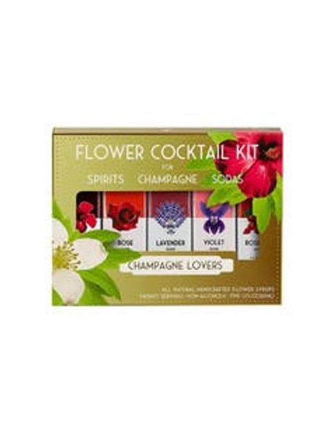Floral Elixir Co. Champagne Lovers Cocktail Kit (5) 2 fl. oz. Bottles