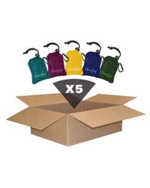 ChicoBag Spring Assorted Colors Original 25 Pack Reusable Shopping Bags 17 x 15