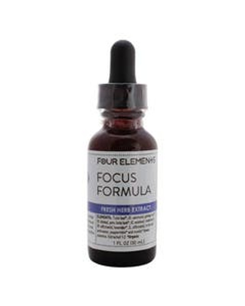 Four Elements Herbals Focus Formula Blend Herbal Tincture 1 fl. oz.