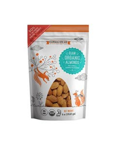 Karmalize.Me Organic Raw Almonds 6 oz.