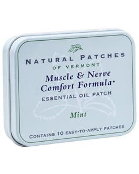 Natural Patches of Vermont Muscle & Nerve Comfort Formula Essential Oil Patch 10 count