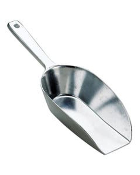 Harold Import HIC Aluminum Flat Bottom Food Utility Scoop 8.75"