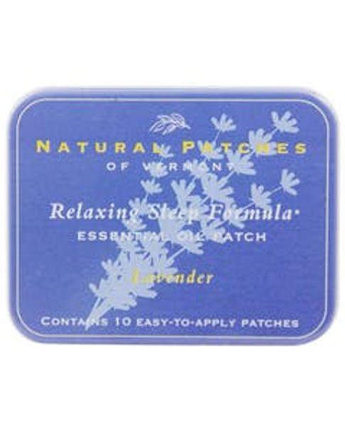 Natural Patches of Vermont Lavender Relaxing Sleep Formula Essential Oil Patch 10 count