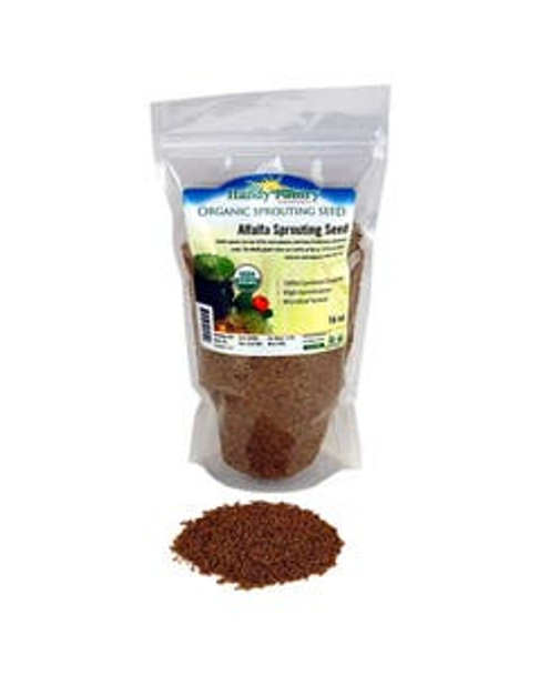 Handy Pantry Organic Alfalfa Sprouting Seeds 16 oz.