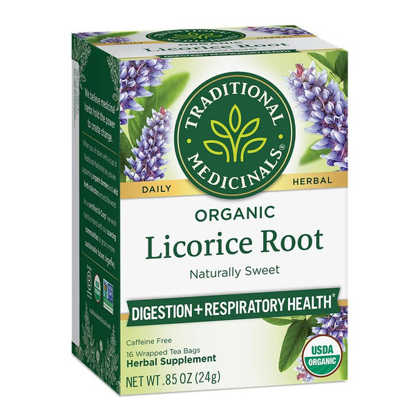 Traditional Medicinals Organic Licorice Root Tea 16 count