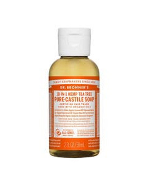 Dr. Bronner's 18-in-1 Tea Tree Castile Soap 2 fl. oz.