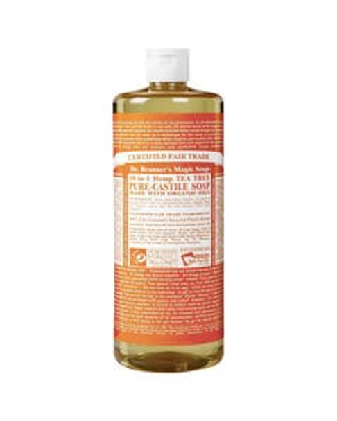 Dr. Bronner's 18-in-1 Tea Tree Castile Soap 32 fl. oz.