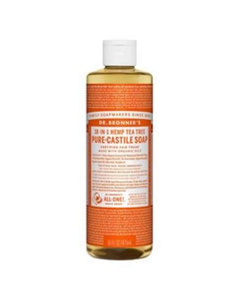 Dr. Bronner's 18-in-1 Tea Tree Castile Soap 16 fl. oz.