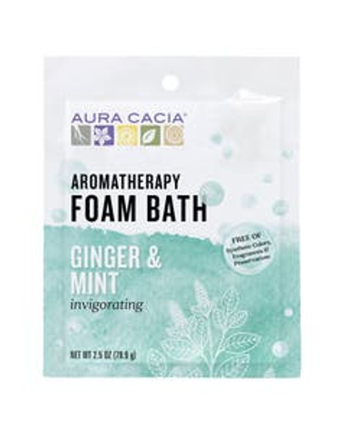 Aura Cacia Ginger & Mint Foam Bath 2.5 oz.