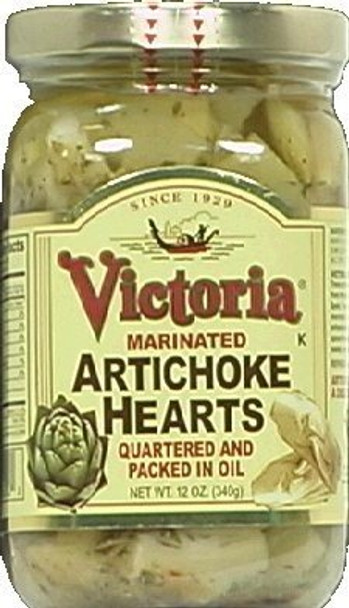 Victoria Marinated Artichoke - Case of 12 - 12 oz.