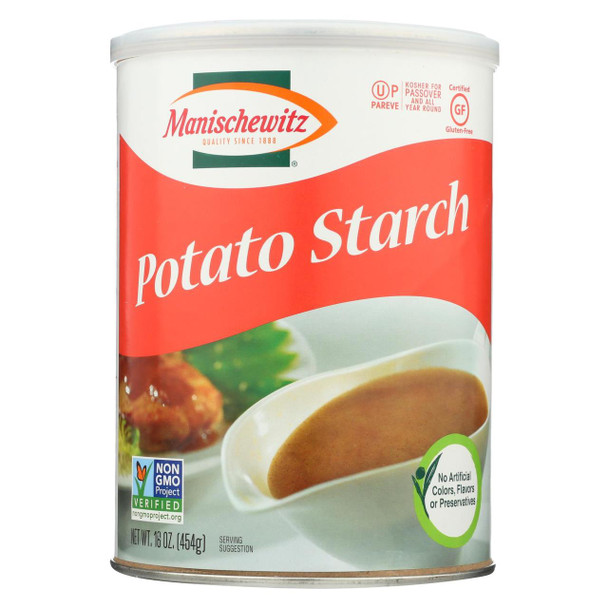 Manischewitz Potato Starch Canister - Case of 6 - 16 oz.