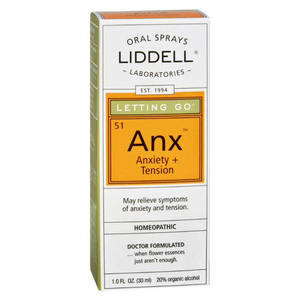 Liddell Homeopathic Letting Go Anxiety Spray - 1 fl oz